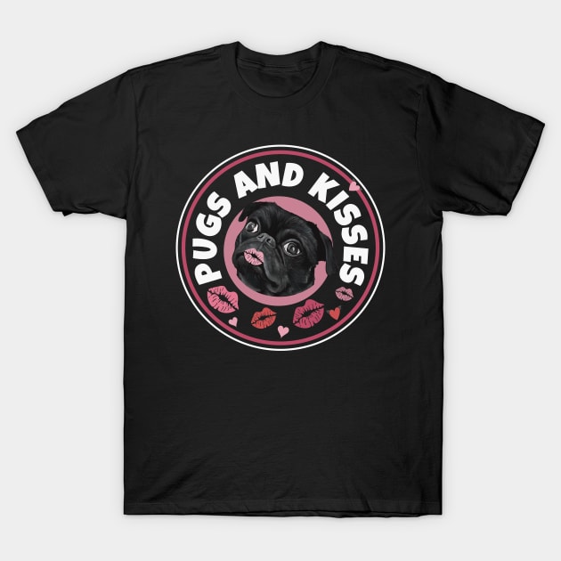 Pugs and Kisses T-Shirt by Suneldesigns